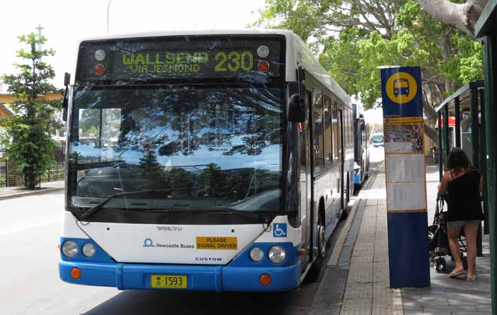 Newcastle Buses Volvo B12BLE Custom CB60 1593